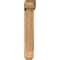 Ekena Millwork Traditional Craftsman Smooth Bracket w/ Offset Brace, Western Red Cedar, 7 1/2"W x 36"D x 44"H BKT0806X36X44TRA04SWR - alternate 2
